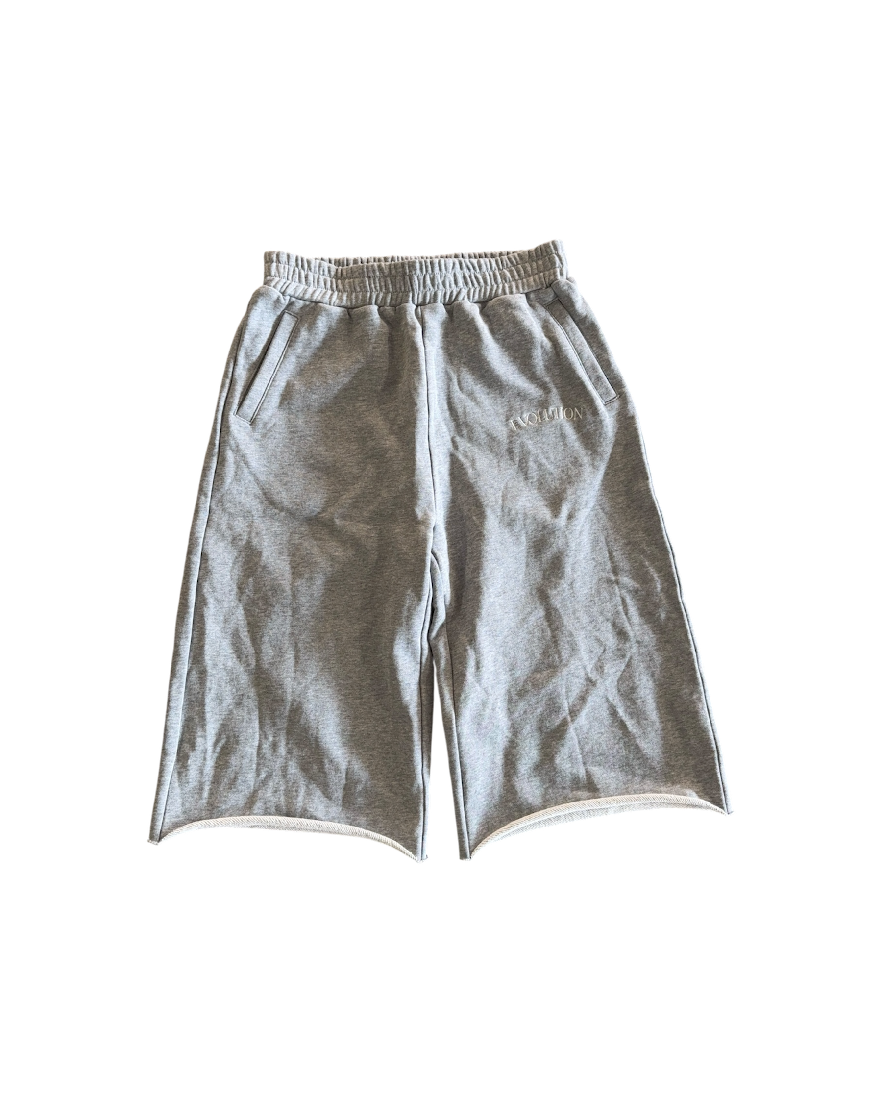 Gray 3/4 Shorts